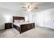Large bedroom with a fan and carpet and natural lighting at 6559 Ambrosia Ln, Pendleton, IN 46064