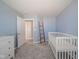 Bedroom/bedroom featuring a white dresser and crib at 657 Kilmore Dr, Pendleton, IN 46064