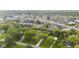 Aerial view of a residential area with tree-lined streets, well-manicured lawns and close to businesses at 7153 N Audubon Rd, Indianapolis, IN 46250