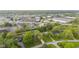 Aerial view of a residential area with tree-lined streets, well-manicured lawns and close to businesses at 7153 N Audubon Rd, Indianapolis, IN 46250