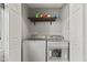 Convenient laundry room with included washer and dryer at 7153 N Audubon Rd, Indianapolis, IN 46250