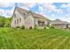 Large backyard and patio, perfect for outdoor enjoyment at 7897 Hickory Ridge Ln, Mooresville, IN 46158