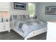 Relaxing bedroom with comfortable bedding and soft decor at 7897 Hickory Ridge Ln, Mooresville, IN 46158
