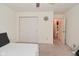 Bedroom with a large closet, white walls, and a neutral carpet, providing a spacious and open feel at 11541 Coastal Dr, Indianapolis, IN 46229
