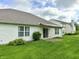 Spacious backyard with well-maintained lawn and a view of the home's exterior at 11821 Bills Ave, Fishers, IN 46037