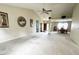 Open-concept living room leads to a dining area and entrance at 11821 Bills Ave, Fishers, IN 46037