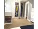Bedroom with a closet and built-in dog kennels for your furry friends at 125 Howard St, Greenfield, IN 46140