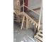 Wood staircase ready for access to another floor at 125 Howard St, Greenfield, IN 46140
