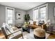 Bright living room featuring modern furnishings, natural light, and stylish decor at 139 N East St, Pendleton, IN 46064