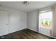 Bedroom features wood floors, neutral paint and natural light at 14584 Hinton Dr, Fishers, IN 46037