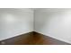 Clean bedroom featuring hardwood floors and neutral walls at 14584 Hinton Dr, Fishers, IN 46037