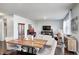 Dining room with kitchen and living room at 14584 Hinton Dr, Fishers, IN 46037