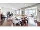Spacious dining room open to the living room at 14584 Hinton Dr, Fishers, IN 46037