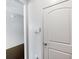 Inviting entryway featuring a door, alarm panel and hardwood floors adding functional character at 14584 Hinton Dr, Fishers, IN 46037