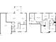 Detailed floor plan showing layout of rooms, dimensions, and square footage at 14584 Hinton Dr, Fishers, IN 46037