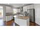Modern kitchen with stainless steel appliances and granite countertops adding an upscale touch to cooking at 14584 Hinton Dr, Fishers, IN 46037