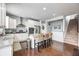 Well-equipped kitchen with stainless appliances, granite counters, and center island at 14584 Hinton Dr, Fishers, IN 46037