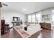 Bright and airy living room with large windows and modern furnishings at 14584 Hinton Dr, Fishers, IN 46037