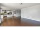Open-concept living space with hardwood floors and seamless transitions, ideal for modern living and entertaining at 14584 Hinton Dr, Fishers, IN 46037