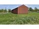 Barn with a dark red exterior at 1598 Commerce Way, Pittsboro, IN 46167