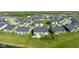 Aerial view of the Millers Walk neighborhood showcasing well-manicured lawns and community layout at 17023 Adler Ln, Noblesville, IN 46060