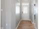 Bright foyer with hardwood flooring, a decorative front door, and neutral paint at 17023 Adler Ln, Noblesville, IN 46060