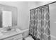 Clean bathroom featuring sleek fixtures, neutral color scheme, and modern toilet at 17344 Hanningfield Way, Westfield, IN 46074