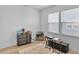 Versatile room with warm-toned flooring suitable as a playroom or office at 17344 Hanningfield Way, Westfield, IN 46074