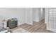 Bright office space featuring wood floors, fresh paint and French doors for privacy at 17344 Hanningfield Way, Westfield, IN 46074