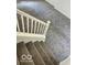 Carpeted staircase with white railing in a home. Steps ascend to a bright upper level at 1945 Plantation Ln, Martinsville, IN 46151