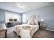 Stylishly decorated bedroom with cozy bedding and ample natural light at 2251 N New Jersey St, Indianapolis, IN 46205