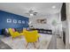 Spacious living room featuring comfortable seating, modern decor, and an entertainment center at 2396 Creek Bank Dr, Columbus, IN 47201