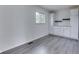 Bonus room features new gray flooring, white cabinets and ample storage space at 2706 Shakespeare Dr, Indianapolis, IN 46227