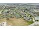 Aerial view of a residential neighborhood with ponds and lots of green space at , Indianapolis, IN 46203