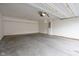 Empty two car garage featuring smooth concrete floors at , Indianapolis, IN 46203