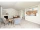 Bright and airy living room featuring a fireplace, modern furniture, and seamless flow into the kitchen at , Indianapolis, IN 46203
