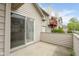 Cozy back patio area with sliding glass doors for indoor-outdoor living, great for relaxation and entertaining at , Indianapolis, IN 46203
