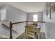 Upstairs hallway with a chess table and decor at 3101 Woodhaven Way, Bargersville, IN 46106