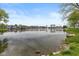 Scenic view of a serene pond surrounded by well-maintained homes and lush greenery at 3113 Sandpiper N Dr, Indianapolis, IN 46268
