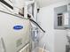 Furnace with electrical box in basement utility area at 4079 S 50 W, Anderson, IN 46013