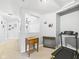Hallway with treadmill and view to the rest of the house at 4079 S 50 W, Anderson, IN 46013