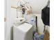 Water heater and water softener in basement utility area at 4079 S 50 W, Anderson, IN 46013