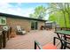 Deck with plenty of seating and BBQ grill at 4291 E Lakeview Dr, Martinsville, IN 46151