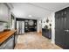 Well-lit kitchen with stainless steel appliances, butcher block countertops, and stylish decor at 4291 E Lakeview Dr, Martinsville, IN 46151