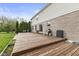Spacious wood deck area with backyard access, great for entertaining and outdoor living at 5851 Grand Ave, Plainfield, IN 46168