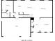 Detailed floor plan showcasing the layout of the main level, including bedrooms, kitchen, and living areas at 5851 Grand Ave, Plainfield, IN 46168
