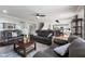 Spacious living room with hardwood floors and comfortable seating, ideal for relaxation and Gathering gatherings at 5851 Grand Ave, Plainfield, IN 46168