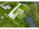 Aerial view of a home in a suburban neighborhood at 6250 Seminole Dr, Indianapolis, IN 46259