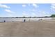 Community beach area featuring Adirondack chairs overlooking the water, with a lake view and blue skies above at 6288 Buttonwood Dr, Noblesville, IN 46062