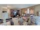 This living room includes comfortable seating arrangements and a large entertainment center at 7303 Beal Ln, Indianapolis, IN 46217